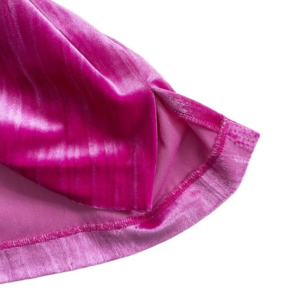 Ellen Tracy Shirt Womens Small Blouse Pink Velour/Velvet Flutter Sleeve Studded - Picture 5 of 10